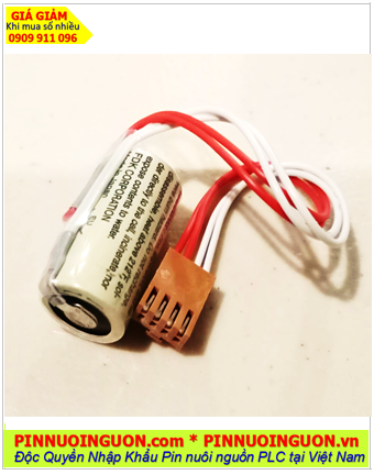 FDK CR17335SE (Zắc 4holes); Pin nuôi nguồn FDK CR17335SE lithium 3v 2/3A 1800mAh chính hãng, Xuất xứ Nhật